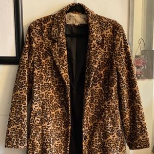 Mitsu London by Adler Vintage Leopard Print Coat
